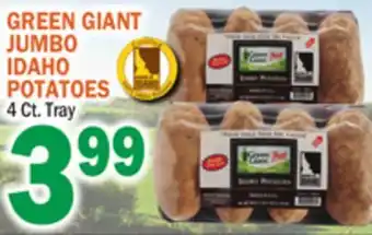 Bravo Supermarkets GREEN GIANT JUMBO IDAHO POTATOES offer