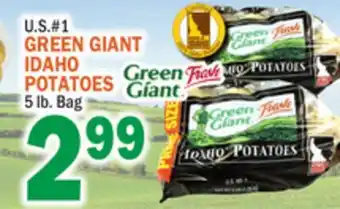 Bravo Supermarkets GREEN GIANT IDAHO POTATOES offer