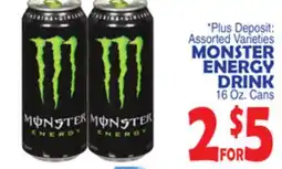 Bravo Supermarkets MONSTER ENERGY DRINK offer