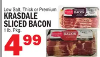 Bravo Supermarkets KRASDALE SLICED BACON offer