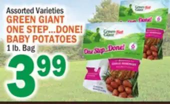 Bravo Supermarkets GREEN GIANT ONE STEP... ONE! BABY POTATOES offer