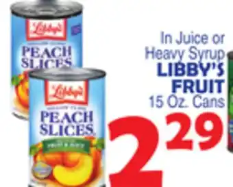 Bravo Supermarkets LIBBY'S FRUIT offer