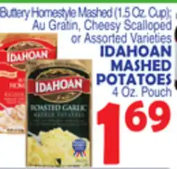 Bravo Supermarkets IDAHOAN MASHED POTATOES 4 Oz. Pouch offer