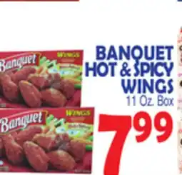 Bravo Supermarkets BANQUET HOT & SPICY WINGS offer