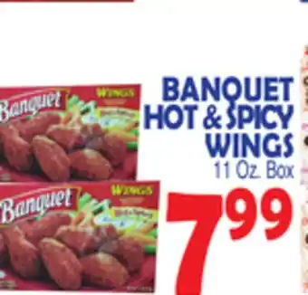 Bravo Supermarkets BANQUET HOT & SPICY WINGS offer