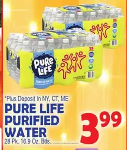 Bravo Supermarkets PURE LIFE PURIFIED WATER offer