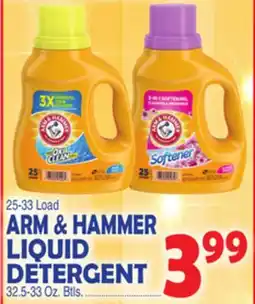 Bravo Supermarkets ARM & HAMMER LIQUID DETERGENT offer