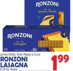 Bravo Supermarkets RONZONI LASAGNA offer