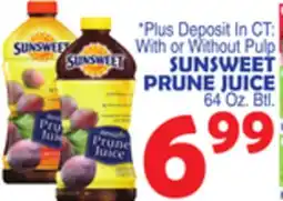 Bravo Supermarkets SUNSWEET PRUNE JUICE offer