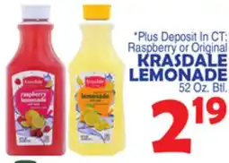 Bravo Supermarkets KRASDALE LEMONADE offer