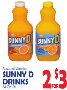 Bravo Supermarkets SUNNY D DRINKS offer