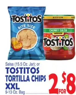 Bravo Supermarkets TOSTITOS TORTILLA CHIPS XXL offer