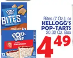 Bravo Supermarkets KELLOGG'S POP-TARTS 20.32 Oz. Box offer