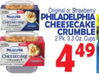 Bravo Supermarkets PHILADELPHIA CHEESECAKE CRUMBLE offer