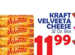 Bravo Supermarkets KRAFT VELVEETA CHEESE offer