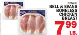 Bravo Supermarkets BELL & EVANS BONELESS BONELESS CHICKEN CHICKEN BREAST BREAST offer