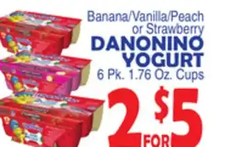 Bravo Supermarkets DANONINO YOGURT offer