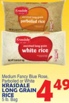 Bravo Supermarkets KRASDALE LONG GRAIN RICE offer