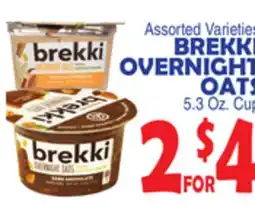 Bravo Supermarkets BREKKI OVERNIGHT OATS offer