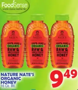 Bravo Supermarkets NATURE NATE'S ORGANIC HONEY offer