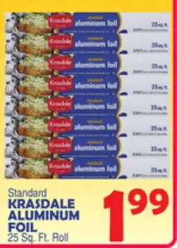 Bravo Supermarkets KRASDALE ALUMINUM FOIL offer