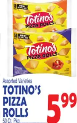 Bravo Supermarkets TOTINO'S PIZZA ROLLS offer