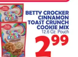 Bravo Supermarkets BETTY CROCKER CINNAMON TOAST CRUNCH COOKIE MIX offer