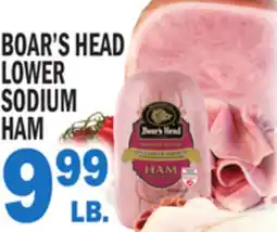 Bravo Supermarkets BOAR'S HEAD LOWER SODIUM HAM offer