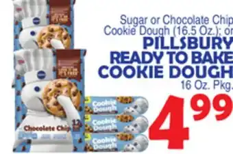 Bravo Supermarkets PILLSBURY READY TO BAKE COOKIE DOUGH offer