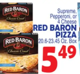 Bravo Supermarkets RED BARON PIZZA offer