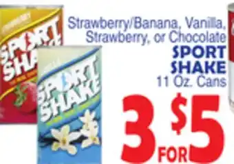 Bravo Supermarkets SPORT SHAKE offer