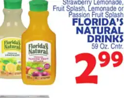 Bravo Supermarkets FLORIDA'S NATURAL DRINKS offer