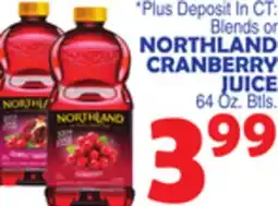 Bravo Supermarkets NORTHLAND CRANBERRY JUICE offer