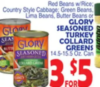 Bravo Supermarkets GLORY SEASONED TURKEY COLLARD GREENS offer