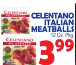 Bravo Supermarkets CELENTANO ITALIAN MEATBALLS offer