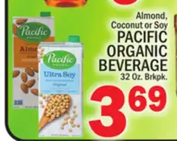 C Town PACIFIC ORGANIC BEVERAGE offer