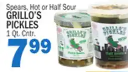 Bravo Supermarkets GRILLO'S PICKLES offer