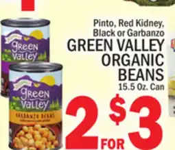 C Town GREEN VALLEY ORGANIC BEANS offer