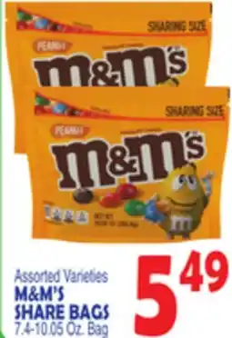 Bravo Supermarkets M & M' S SHARE BAGS offer