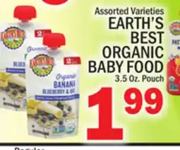 C Town EARTH'S BEST ORGANIC BABY FOOD offer