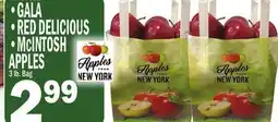 C Town GALA, RED DELICIOUS, McINTOSH APPLES offer