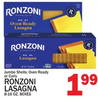 C Town RONZONI LASAGNA offer