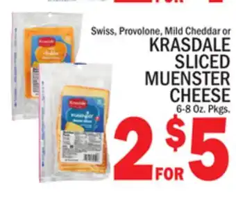 C Town KRASDALE SLICED MUENSTER CHEESE offer