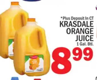 C Town KRASDALE ORANGE JUICE offer