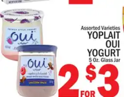 C Town YOPLAIT OUI YOGURT offer