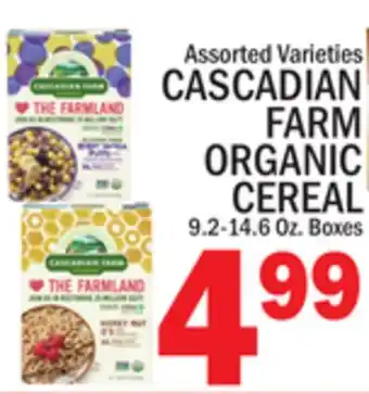 C Town CASCADIAN FARM ORGANIC CEREAL offer