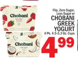 C Town CHOBANI GREEK YOGURT offer