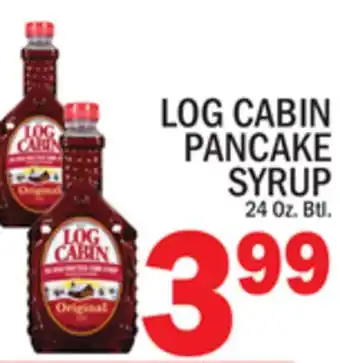 C Town LOG CABIN PANCAKE SYRUP offer