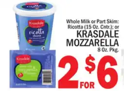 C Town KRASDALE MOZZARELLA offer