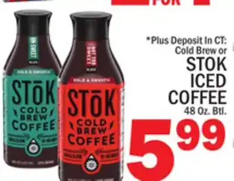 C Town STOK COLD BREW OR ICED COFFEE offer